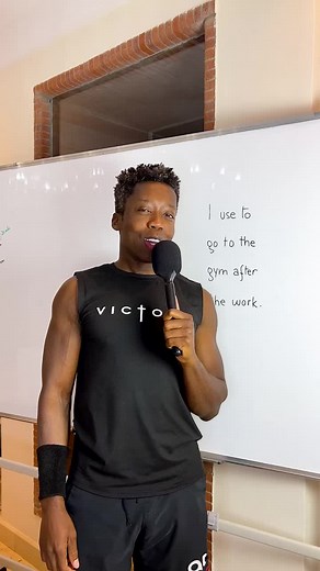 I use to go to the gym after the work : pourquoi c'est faux