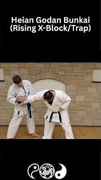 Heian Godan Bunkai | Rising X-Block & Trap