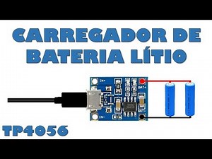 CARREGADOR DE BATERIA LÍTIO - TP4056