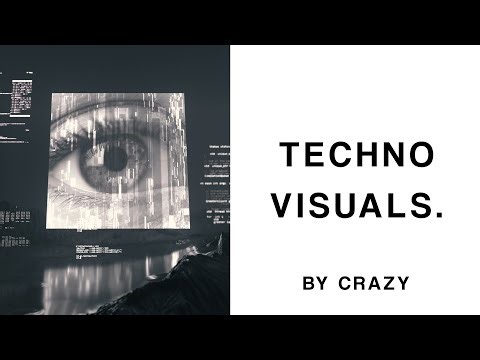 DJ VISUALS for TECHNO MUSIC 🎵 by Crazy Artist 3D