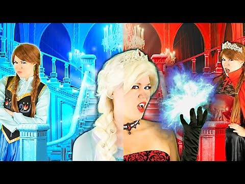 FROZEN Sisters BECOME VAMPIRES!