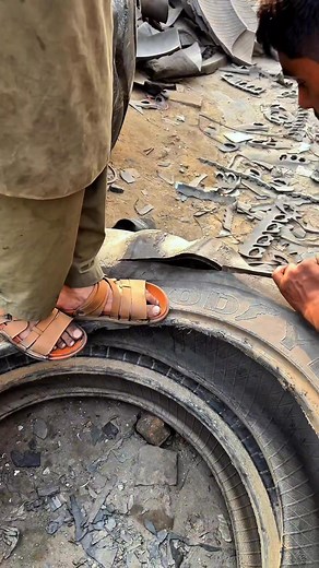 570K views · 2.6K reactions | Innovative Recycling Technique | From Old Tire to Powerful Bike Brake Rubber | Products Making | Facebook