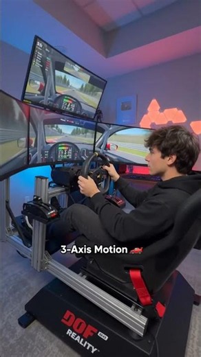This isn't just sim racing... it's full-body immersion. 🏎️🔥