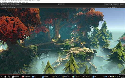 Unity3d风格化卡通森林环境资源包 HexTile Nature Pack URP Standard 1.3