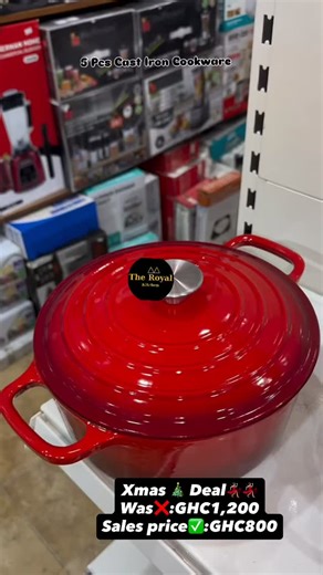 The Royal Kitchen🍽️🇬🇭 on Instagram: "🎄✨ This Christmas, elevate your kitchen with style and sparkle! ✨🎁 Turn everyday cooking into a joyful holiday experience — because your home deserves the very best this festive season. 🍽️💖 How to Shop Your Christmas Favorites 🎅🏼⬇️ 1️⃣ Browse our page and choose the items you love 2️⃣ Send your order to our DMs 3️⃣ Confirm payment to secure your Christmas purchase Once confirmed, your ord