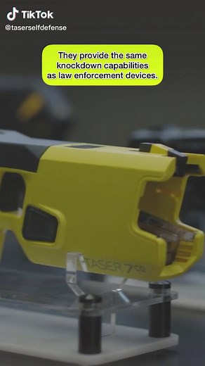 Which do you like best? The TASER 7 CQ (yellow), X1 (gray), or X2 (black)?⚡️ #H#HomeDefenseS#SafetyT#TechnologyL#LawEnforcementProtection #P#PoliceFYP #ForYou #TechTok *NOT A GUN