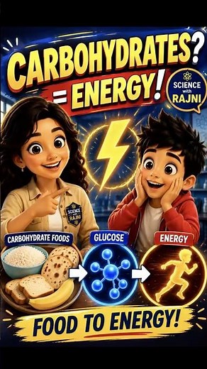 Carbohydrates: How Do They Give Us Energy? ⚡ | Science with Rajni