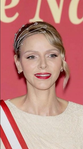 Princess Charlene rewarded wedding tiara at the National Day of Monaco