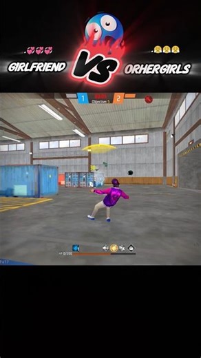 Girlfriend VS Other Girls 😱 | One Tap Headshot in Free Fire 🔥