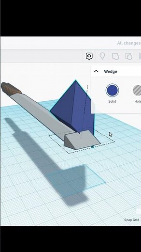 How to make a simple Tinkercad sword!❤️‍🔥