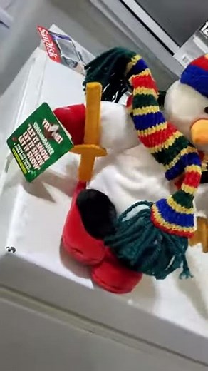 Dan Dee Collectible Singing Animated Plush Stuffed Snowman Let It Snow