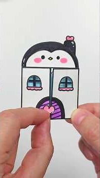 팽귄네 집 모임북 만들기 #diy #craft #paperdiy #papercraft #shorts