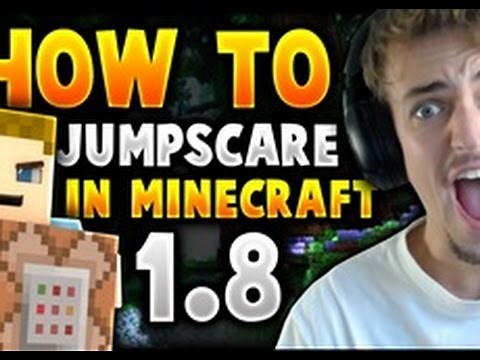 HOW TO MAKE A JUMPSCARE IN MINECRAFT 1.8 VANILLA (One Command Block)