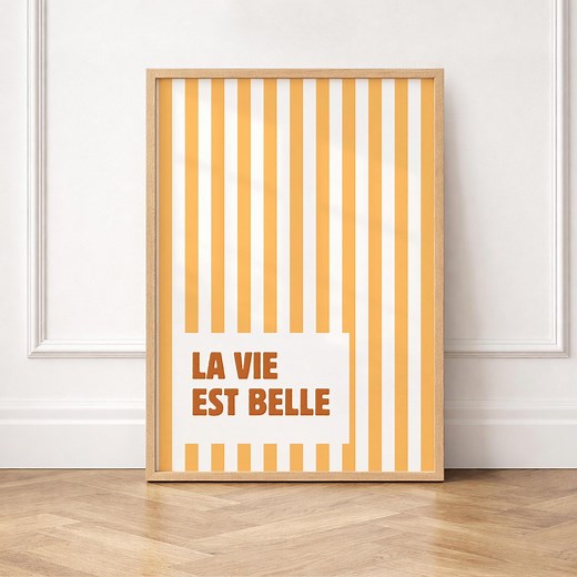 "life is Beautiful" Poster, Positive Quote Poster, Warm Home Decoration to Print (PDF) - Etsy