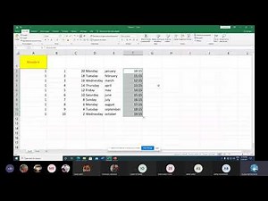 Bureautique - Excel 1 : Introduction + traitement de texte et opéraations simple