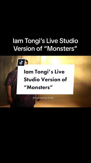 Iam Tongi's Live Studio Version of Monsters