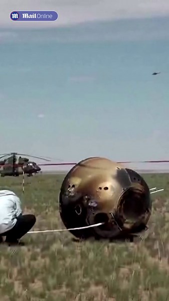 China's Chang'e-6 moon probe lands back on Earth with samples