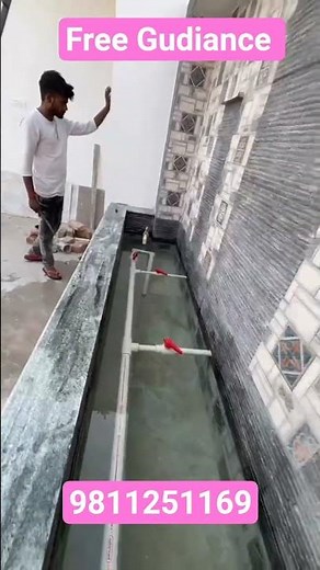 Incredible Wall Water Fountain Installation #construction #design #fountain