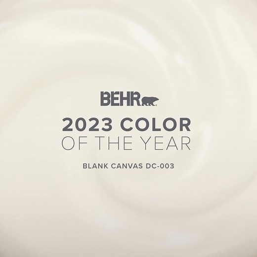 Balance your spirit and your space with the beauty of Blank Canvas, our 2023 Color of the Year. Explore Blank Canvas: https://spr.ly/6189MufAP | BehrPaint