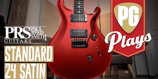 Satin Red Apple Metallic PRS Standard 24 Satin