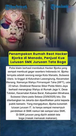 Penampakan Rumah Reot Hacker Bjorka di Manado, Penjual Kue Lulusan SMK Jurusan Tata Boga