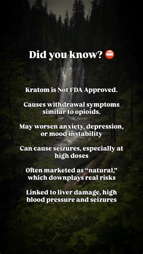 Kratom is often marketed as a natural alternative — but natural doesn’t mean safe. What can start as relief or a quick boost can quietly turn into dependence. Tolerance builds fast, withdrawal can mirror opioids, and regular use has been linked to liver damage, seizures, heart issues, and worsening mental health. Because kratom isn’t regulated, products can be contaminated or far stronger than expected, especially when mixed with alcohol or other substances. | Boca Recovery Center
