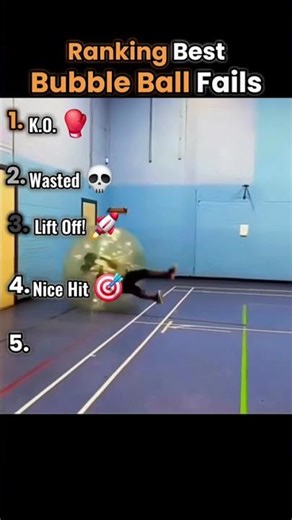 Ranking Best Bubble Ball Fails 😂 #shorts #funny