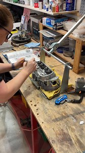 107K views · 2.3K reactions | Head porting day. This will allow for better air flow and increase the overall power. This job isn’t without risk, so be careful if you decide to do this. It’s an expensive part to screw up. Shown here is one of the intake ports. I also do a bit of work on the exhaust port, but not as much. | Annie's VW | Facebook