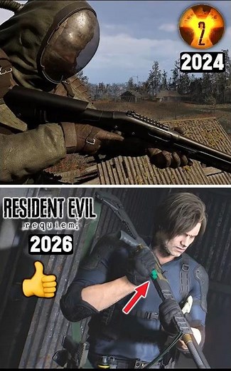 ☢️ Shotgun Reload: STALKER 2 vs RE9 👍 Leon: Spec Ops Style #Shorts #Stalker2 #residentevilrequiem