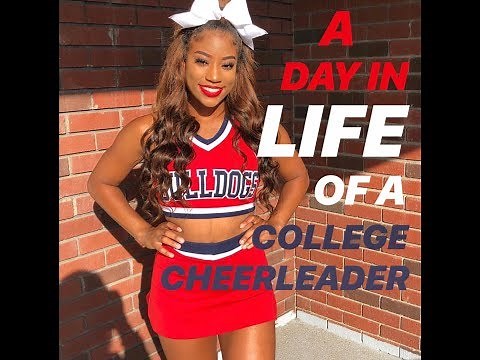 a day in life of a fresno state college cheerleader