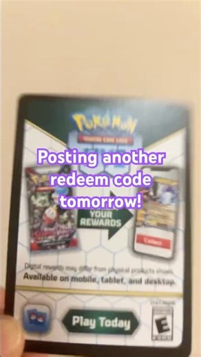 FREE PROMO CODE tomorrow 6PM PST #pokemon #pokemontcg #jcclive