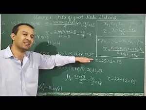 8-sinf. Algebra. 29-mavzu. O'rta qiymat. Moda. Mediana.