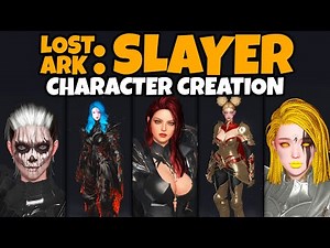 Lost Ark - Slayer (Warrior) Character Creation (All Styles, Full Customization Options, More!)
