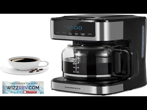 Coffee Maker Programmable Drip Coffee Maker 12 Cup Regular & Strong Brew