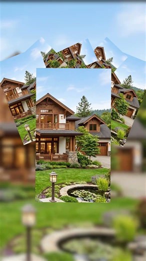 Modern Craftsman Villa: A Bold Fusion of Charcoal Elegance and Warm Timber ✨🏡