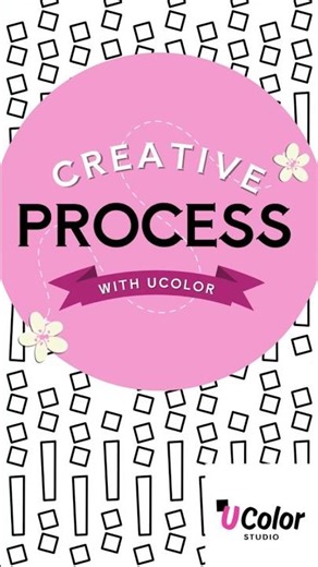 UColor Studio | Creative Process geometric patterns! ✨