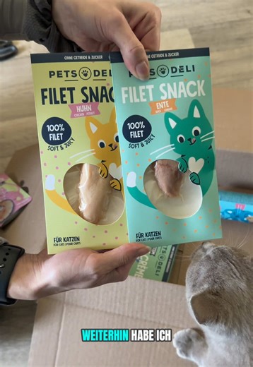 Anzeige | Ich kann immer noch nicht glauben, dass ich nach so kurzer Zeit mein erstes Paket testen darf 🥹🐱 Danke @PetsDeli, dass ich die Produkte ausprobieren durfte! Meine Katzen hatten auf jeden Fall schon sehr viel Spaß damit 😄 Wenn ihr es auch testen wollt: Mit meinem Code „milomochi“ bekommt ihr 20% Rabatt ab 40€ Bestellwert 🐾 🛒 Link findet ihr in meiner Bio Gültig bis 31.12.2026, nur für Neukunden (nicht auf reduzierte Artikel oder Probierpakete) #petsdeli #katzenfutter #werbung #unbo