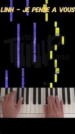 Comment jouer au piano la chanson "je pense à vous" de Linh