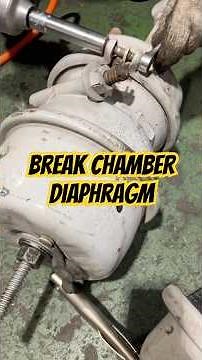 Break chamber Diaphragm replacement.#automobile #mechanic #truck