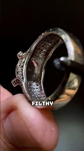 Ultrasonic Cleaner vs FILTHY Ring