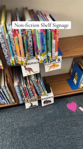 Thank you to The Book Wrangler for sharing such awesome resources! Can’t wait for my students to see our updated nonfiction section! #librarytiktok #schoollibrarian #fyp #nonfiction #librarytok