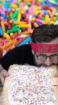 Eating a Huge Pop Tart Food Challenge! Could you finish this giant Pop Tart?