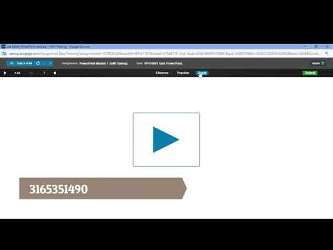 PowerPoint Module 1 Sam Training | CISC 120 Intro Computers/App Software | PowerPoint Module 1 Sam