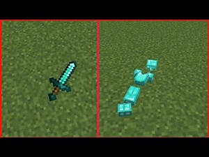 realistic item drop mod #minecraft