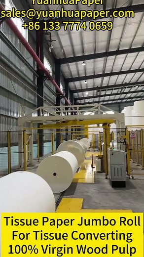 Original factory of tissue paper jumbo rolls supply tissue raw material for tissue converting