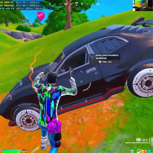 Fortnite 4K Performance Mode Gameplay #337