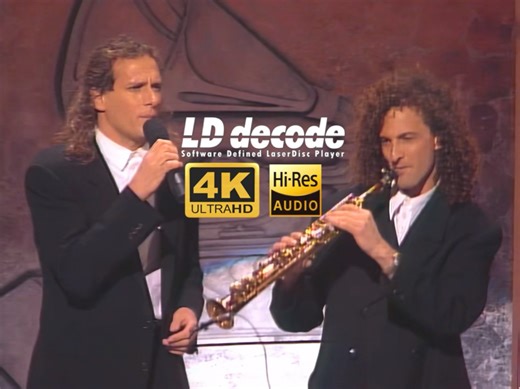 全网首发！【肯尼基 迈克尔波顿】1990年格莱美现场神级搭档 没有你我怎么活（LD Decode 4K60FPS 数字音轨 Hi-Res重制）