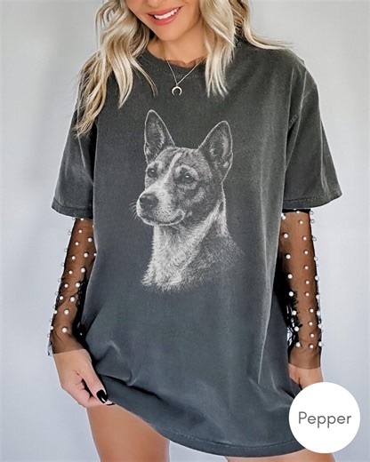 Basenji Comfort Colors Vintage Style Shirt, Basenji Dog Mom Gifts - Etsy