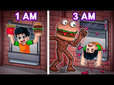 NUNCA TRABAJES EN EL TURNO DE NOCHE A LAS 3:00AM EN ROBLOX🍔☠️ THE NIGHT SHIFT EXPERIENCE| JONDRES GC