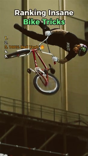 Ranking Insane Bike Tricks ⚡🌪️ #best #tiktok #top5 #bmx #bmxstreet #bmxlife #biketricks #tricks